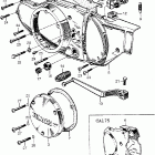 CA175 Clutch adjuster @ left crankcase cover