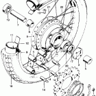 CB350 Заднее колесо