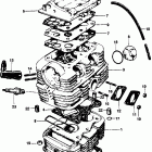 SS125A Цилиндр и головка цилиндра