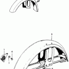 CB350 Переднее крыло