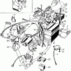 CB450K2 Wire harness @ battery