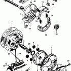 SS125A Заднее колесо