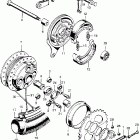 CA175 Ca175 rear wheel