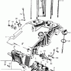 CA175 Upper crankcase @ shift drum