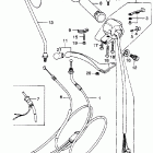 CB350 Right handle switch @ cable i