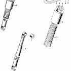 CB350 Задний амортизатор
