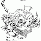 CB450K2 Головка цилиндра