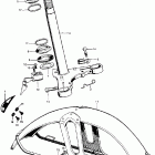 S90 Steering stem @ front fender