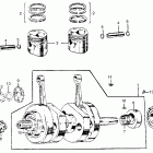 CL77 Коленвал и поршни