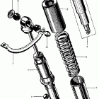 CB450 Задний амортизатор