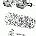 CB450 Сцепление