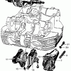 CB450 Camshaft @ cam chain tensioner
