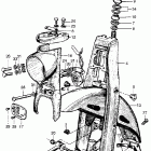 CT90 Front fork @ front fender