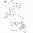 Brute Force 750 4x4i NRA Outdoors (KVF750-E8FA) Педаль тормоза