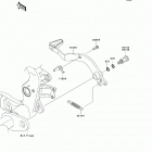 KFX450R (KSF450-B8FA) Педаль тормоза