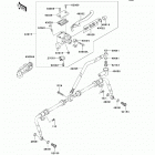 Brute Force 750 4x4i (KVF750-D9F) Главный тормозной цилиндр,передний