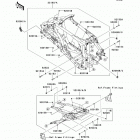 KFX450R (KSF450-B8FA) Frame(jkasfgb1 8b509623-)