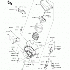 Brute Force 750 4x4i NRA Outdoors (KVF750-E8FA) Воздухозаборник