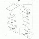 Brute Force 750 4x4i NRA Outdoors (KVF750-E8FA) Owner's tools