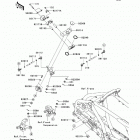 KFX450R (KSF450-B8FA) Рулевой вал
