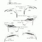 Brute Force 750 4x4i (KVF750-DAF) Decals(d.r.red)(daf)