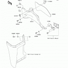 Prairie 360 4X4 (KVF360-ACF) Боковые обтекатели