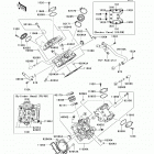 Brute Force 750 4x4i NRA Outdoors (KVF750-E8FA) Головка цилиндра