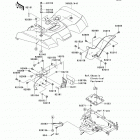 Brute Force 650 4x4 (KVF650-D9F) Заднее крыло