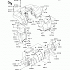 Brute Force 650 4x4 (KVF650-D9F) Переднее крыло(ья)