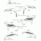 Brute Force 750 4x4i (KVF750-DAF) Decals(w.green)(daf)