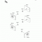 Prairie 360 4X4 (KVF360-ACF) Отражатели