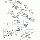 Brute Force 750 4x4i NRA Outdoors (KVF750-E8FA) Карданный вал - задний