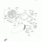 KFX90 (KSF90-AAF) Валы и вилки переключения передач