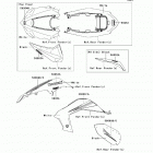 KFX450R (KSF450-BAF) Decals(white)(baf)