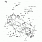 Brute Force 750 4x4i NRA Outdoors (KVF750-E8FA) Крепление двигателя