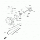 KFX90 (KSF90-AAF) Коленвал и поршни