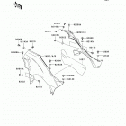 Brute Force 750 4x4i NRA Outdoors (KVF750-E8FA) Боковые обтекатели