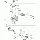 KFX450R (KSF450-B8FA) Воздухозаборник
