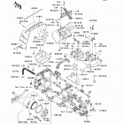 Brute Force 750 4x4i (KVF750-D9F) Рама ,крепежные детали