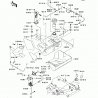 Brute Force 650 4x4 (KVF650-D9F) Топливный бак