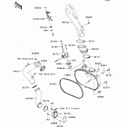 Brute Force 750 4x4i NRA Outdoors (KVF750-E8FA) Крышка вариатора