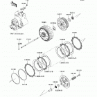 KFX450R (KSF450-B8FA) Сцепление