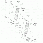 Brute Force 750 4x4i NRA Outdoors (KVF750-E8FA) Амортизатор