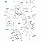 Prairie 360 4X4 (KVF360-A6F) Переднее крыло(ья)