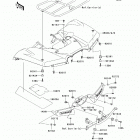 Brute Force 750 4x4i NRA Outdoors (KVF750-E8FA) Заднее крыло