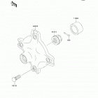 Prairie 360 4X4 (KVF360-ACF) Задняя ступица колеса
