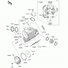 Prairie 360 4X4 (KVF360-A6F) Головка цилиндра