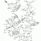 KFX450R (KSF450-B8FA) Подножки