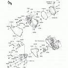 KFX450R (KSF450-B8FA) Крышки двигателя
