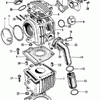 S65 Цилиндр и головка цилиндра